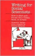 Becker Writing for Social Scientists Book Cover